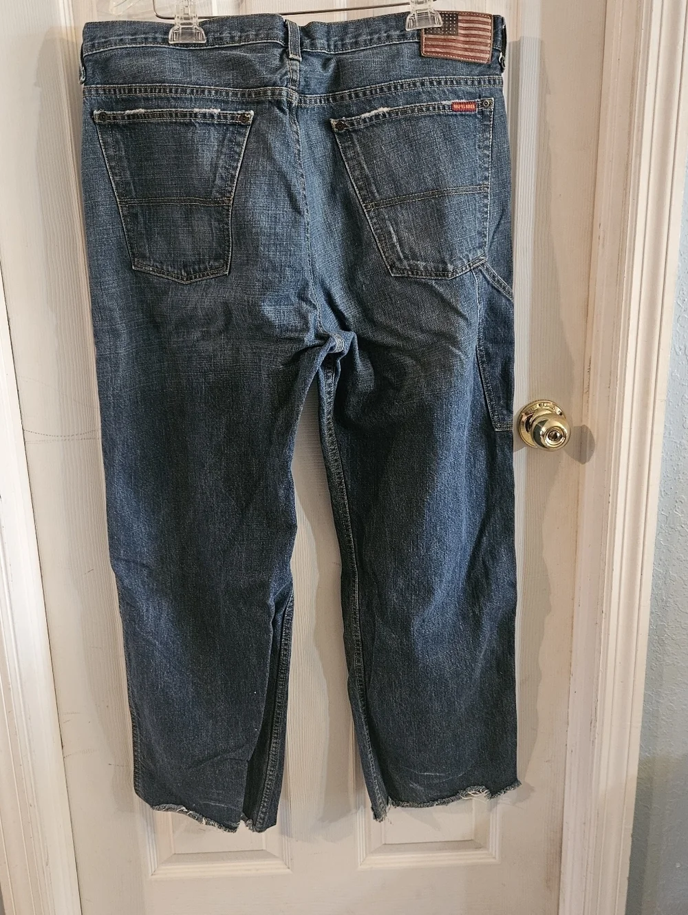 Ralph Lauren Polo Jeans Carpenter 5 Pkt  38x29 Mens Painters Pants Medium Wash